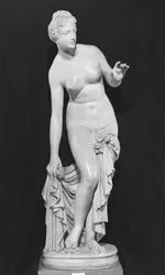 Venus, ook bekend als Venus verrast in haar bad, 1829 (marmer)